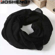 Elegant Wrap Soft Woven Infinity Loop Endless Chiffon Scarf